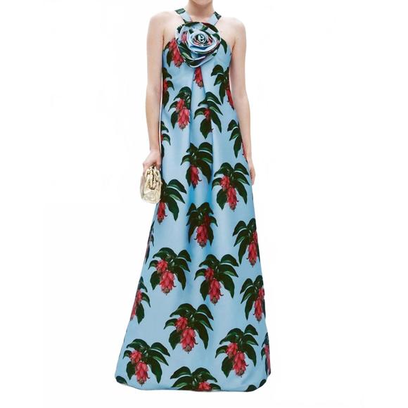 NEW BORGO DE NOR lani maxi dress in magnifica white - Picture 1 of 4
